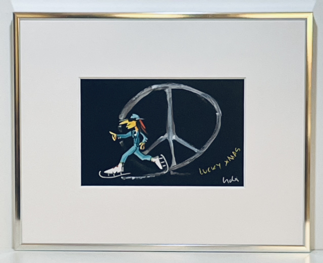 Lucky X-Mas - Udo Lindenberg/Unicef gerahmt 