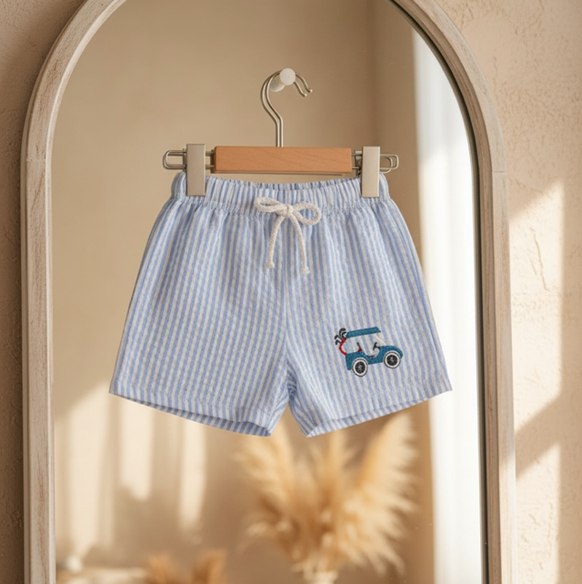 Baby Boys Blue Swim Shorts 