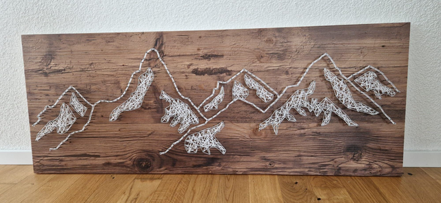  Fadenbild "Bergmotiv" 