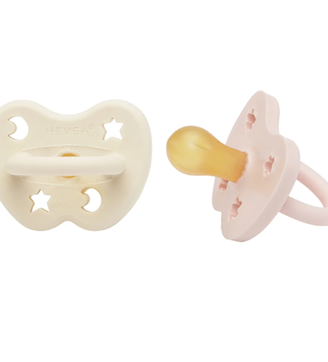 HEVEA - NATURAL RUBBER PACIFIER ROUND 0-3 months