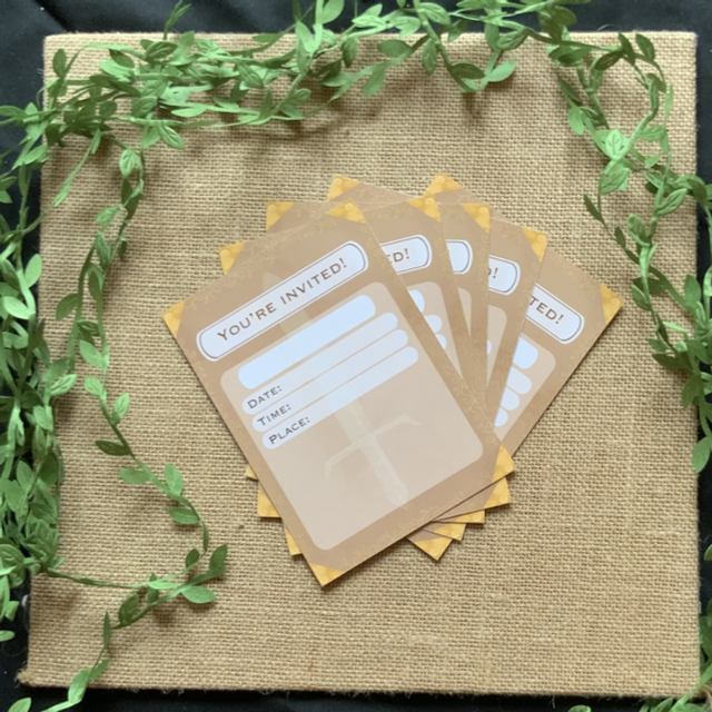 Fantasy Themed Invite Card
