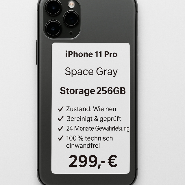 📱 Apple iPhone 11 Pro 256 GB Space Gray