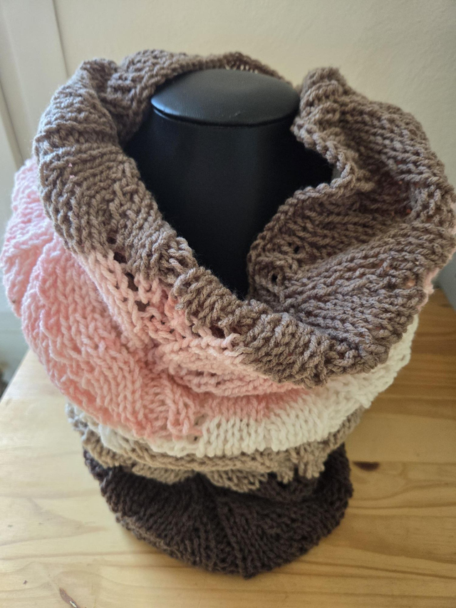 Snood voluptueux tricot