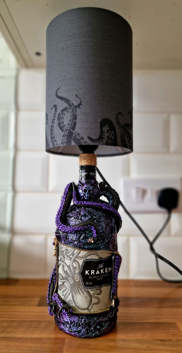 Oil Spill Kraken Lamp