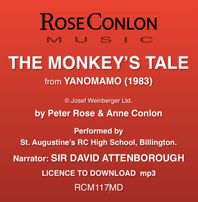 THE MONKEY'S TALE RCM117MD (mp3) from Yanomamo 1983  (Peter Rose &amp; Anne Conlon)