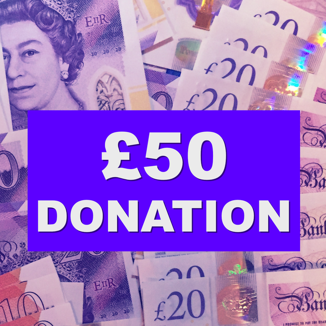 Donation £50