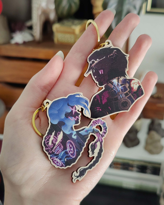 Porte-clé silhouette Vi