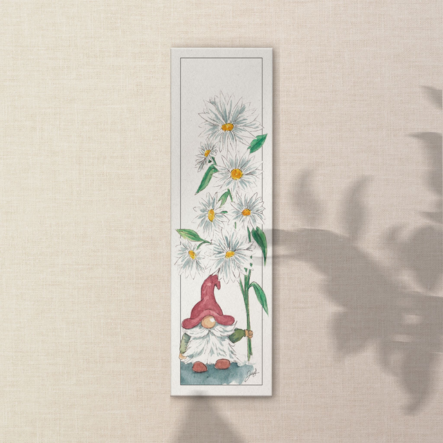 Marque-page - Brocéliande - Marguerites