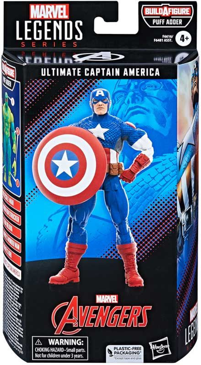 MARVEL LEGENDS SERIES ULTIMATE CAPTAIN AMERICA AVENGERS BUILD A FIGURE
