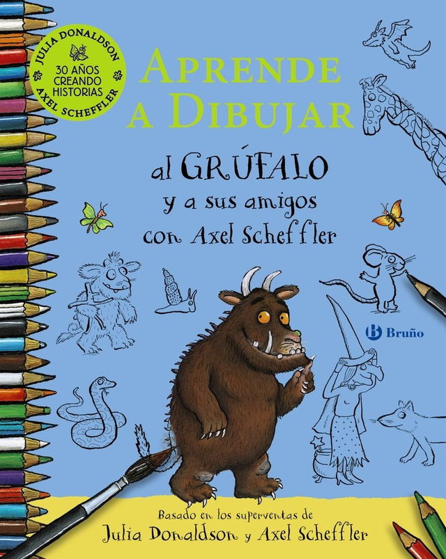  Aprende a dibujar al Grúfalo y a sus amigos con Axel Scheffler - Julia Donaldson 