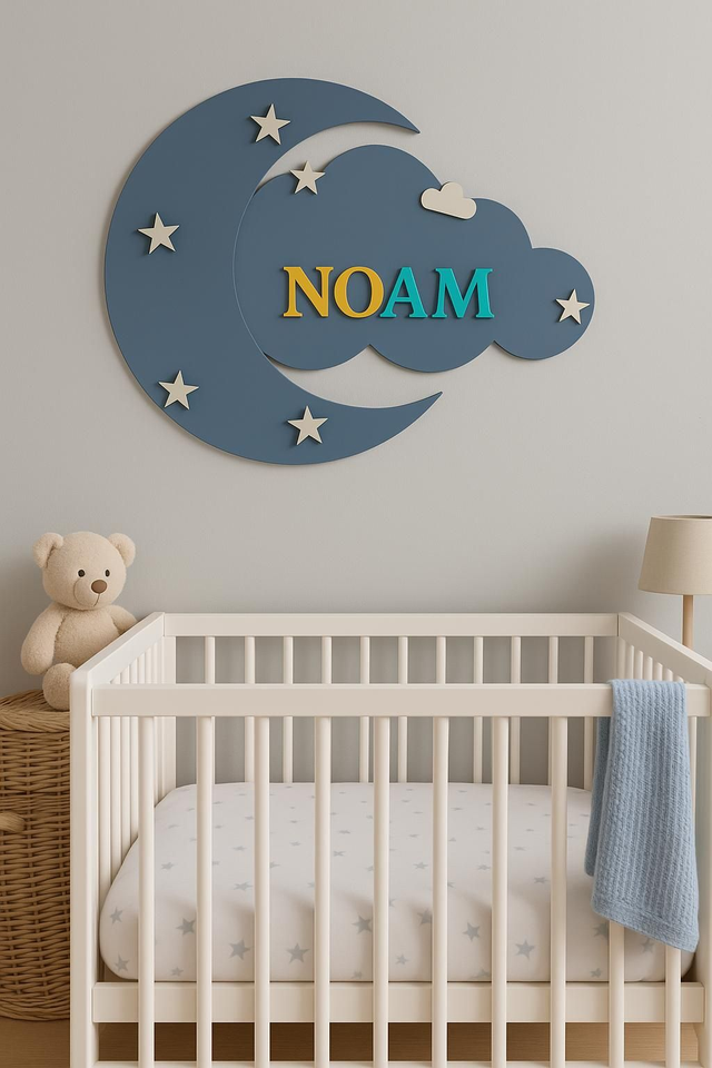 Plaque de Porte Prénom Personnalisée – Une Déco Magique pour Enfant