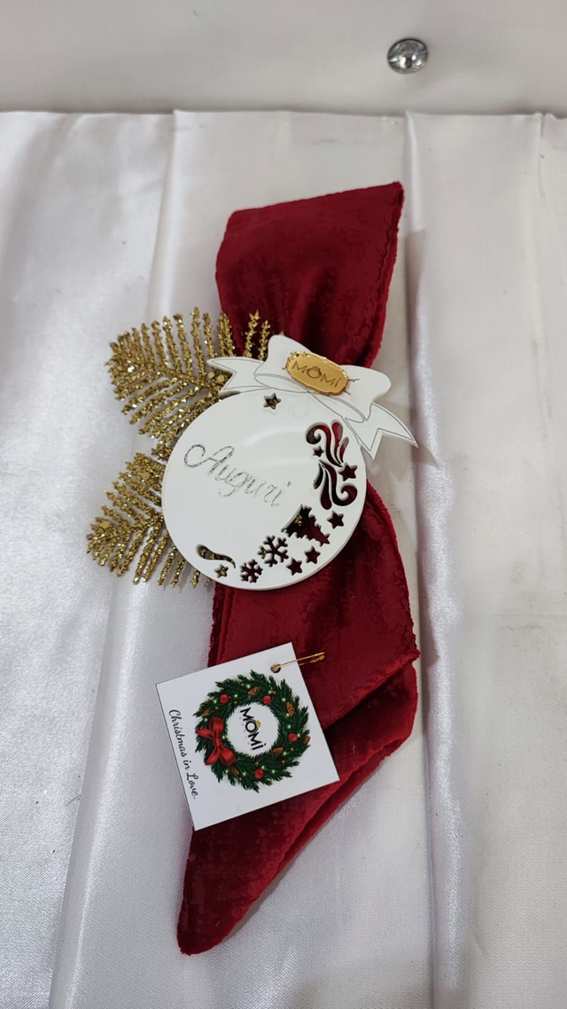 Fiocco verticale con pallina schiacciata plexiglass