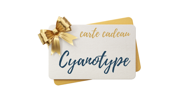 CARTE CADEAU - Atelier initiation au cyanotype