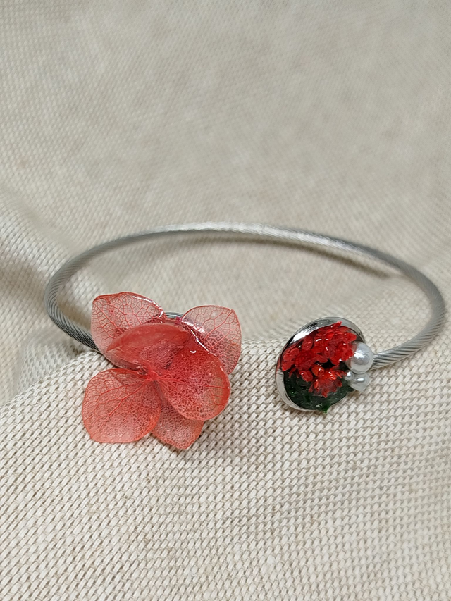 Bracelet Anna coloris rouge