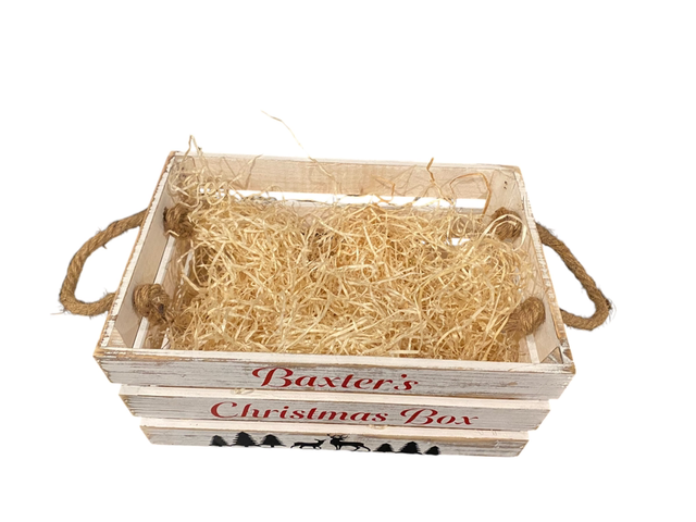 Wooden Personalised Christmas Box