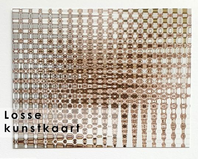 Losse kaart met envelop wit - Diamonds white