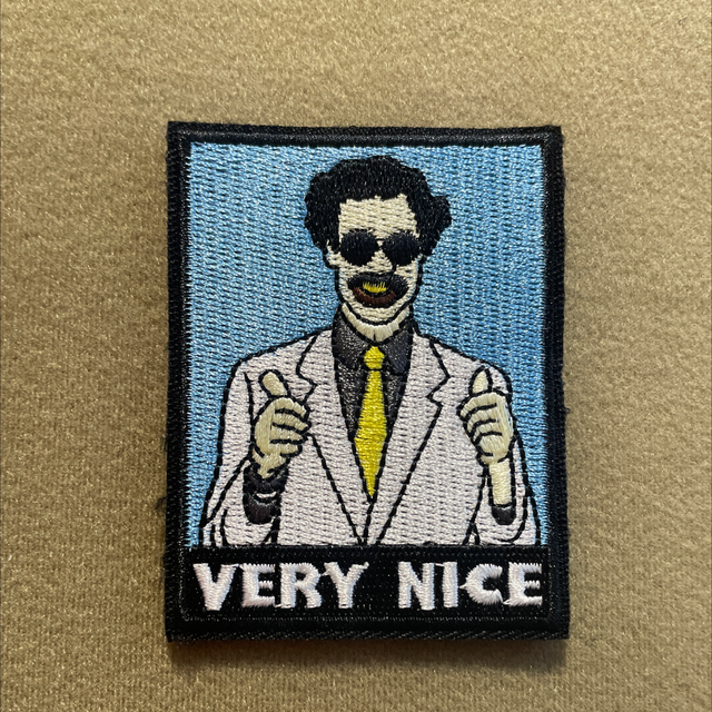 ‘Very Nice!’ Borat patch 