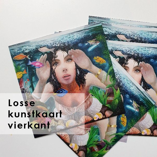 Losse postkaart The Bridal Suite - vierkant (zonder envelop) 