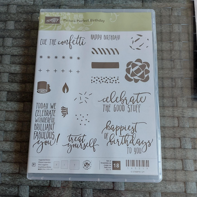 Picture Perfect Birthday stamp set 