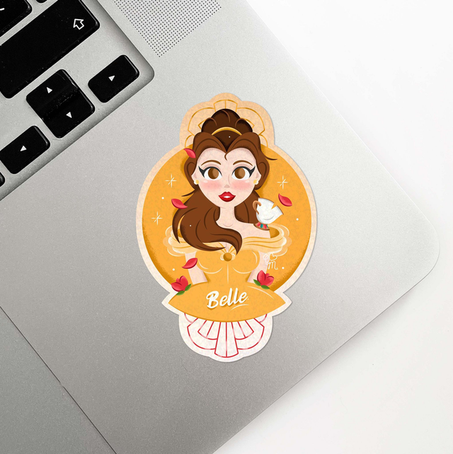 Sticker holographique Girl Power | 09 Belle