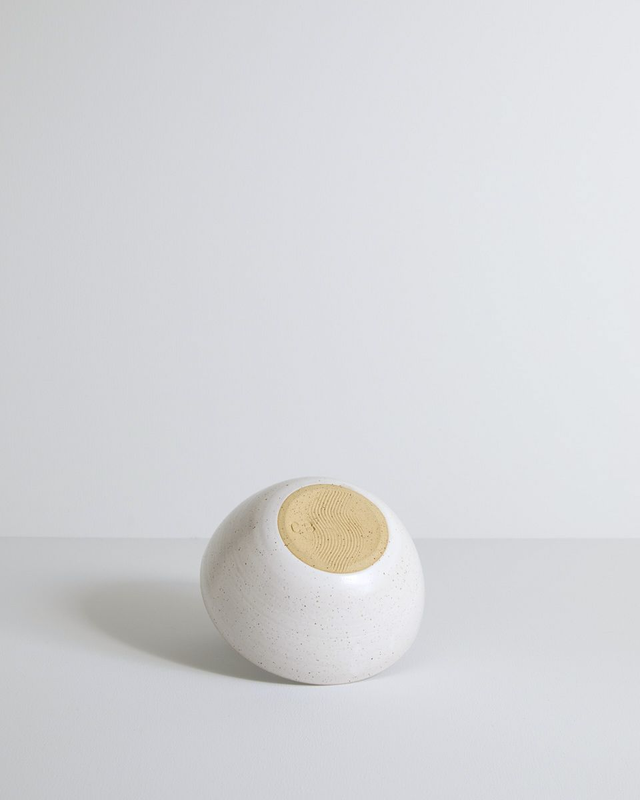 Small white speckled bowl