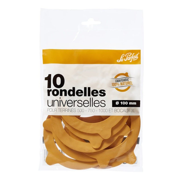 Rondelles / joints pour bocaux et terrines "Super" Ø 100 mm – Le Parfait