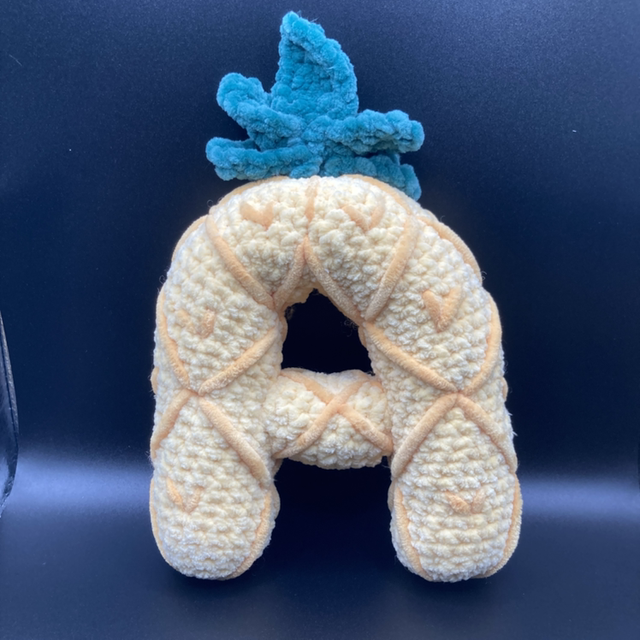 Lettre A ananas