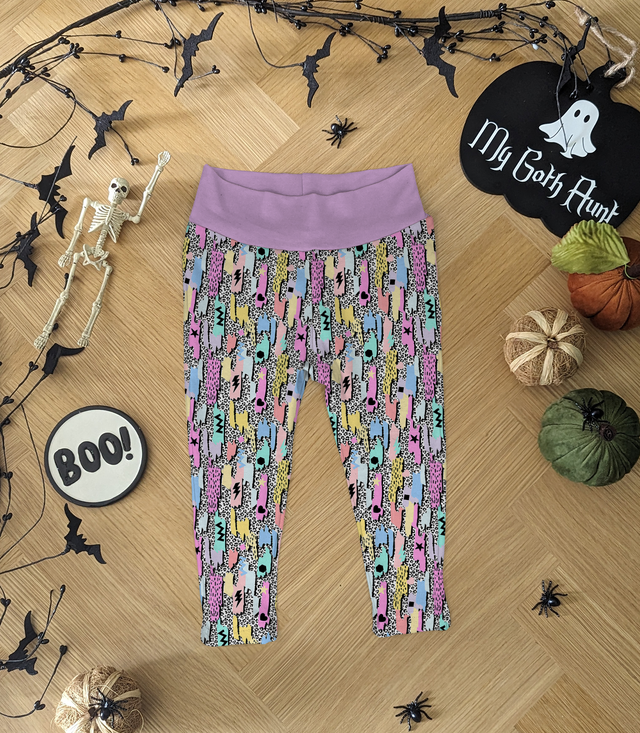 Retro Pastel Childrens Leggings