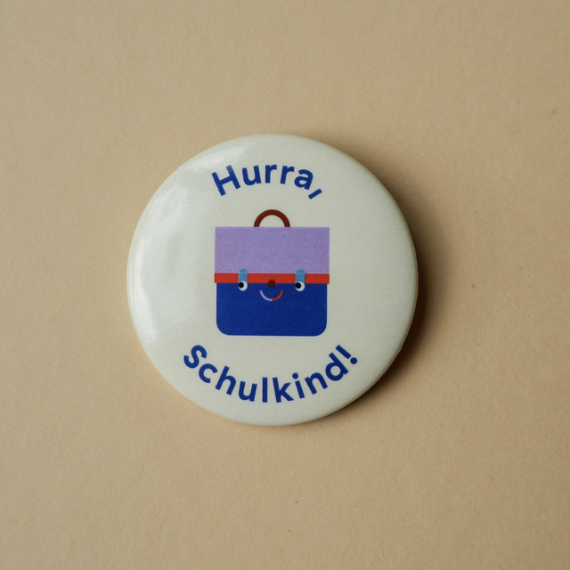 Button "Hurra, Schulkind" | Tinyday