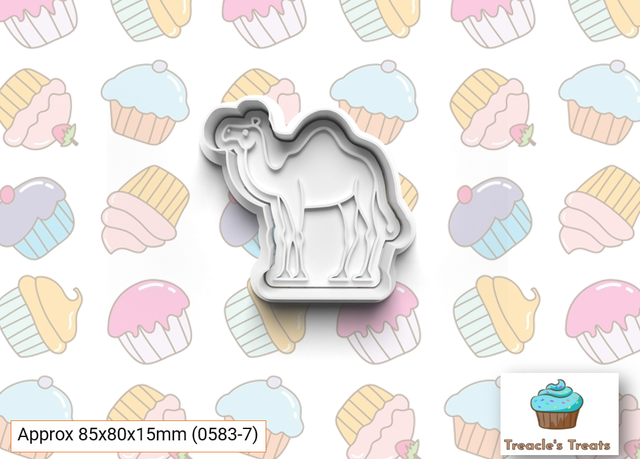 Camel Fondant/cookie stamp with cutter 