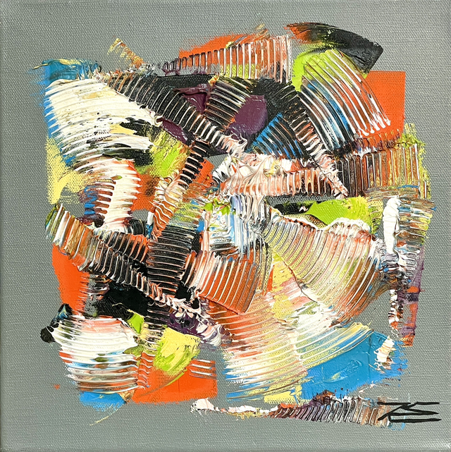 Arlequin - Huile 30x30cm - 2012
