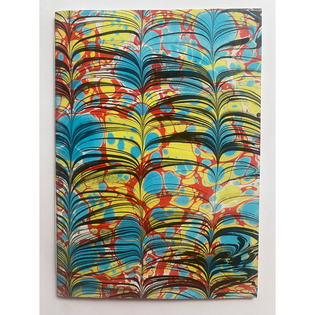 Softbound Notebook, Double Marble Combed Stone