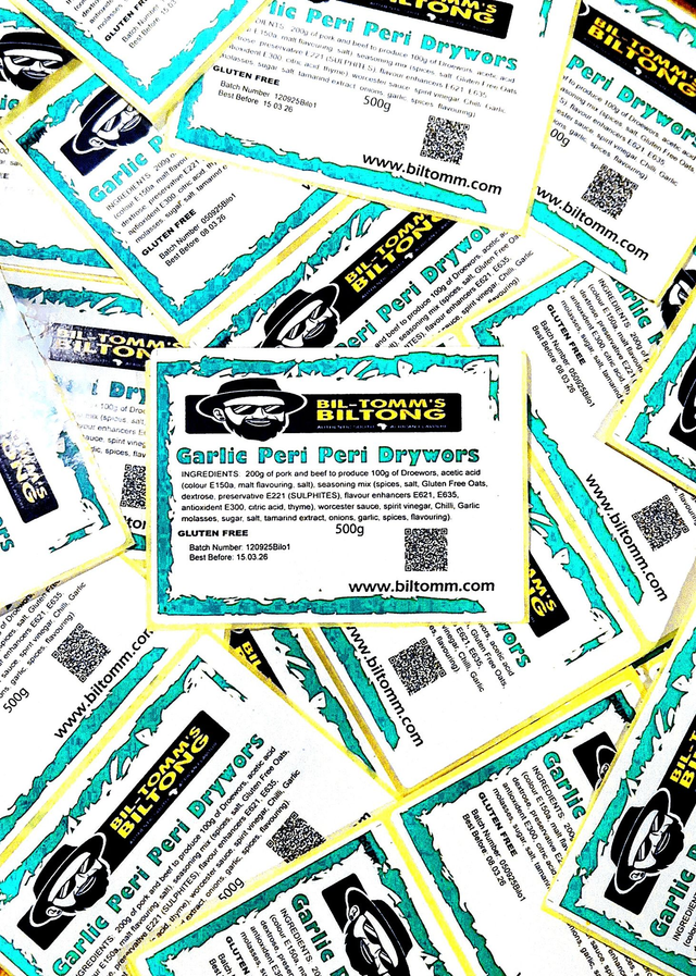 Garlic Peri-Peri DryWors