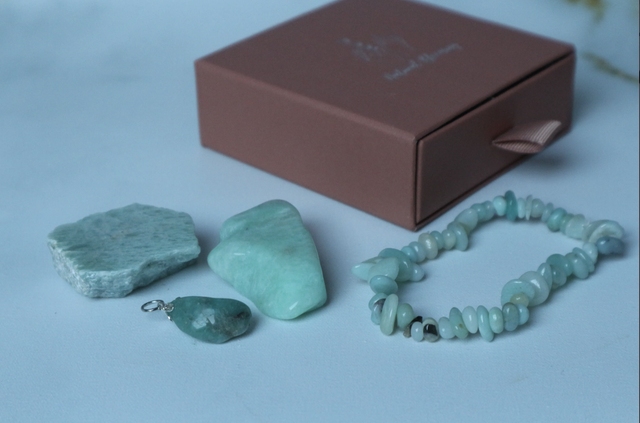 Ensembles de mois de naissance  MARS  : Aventurine verte