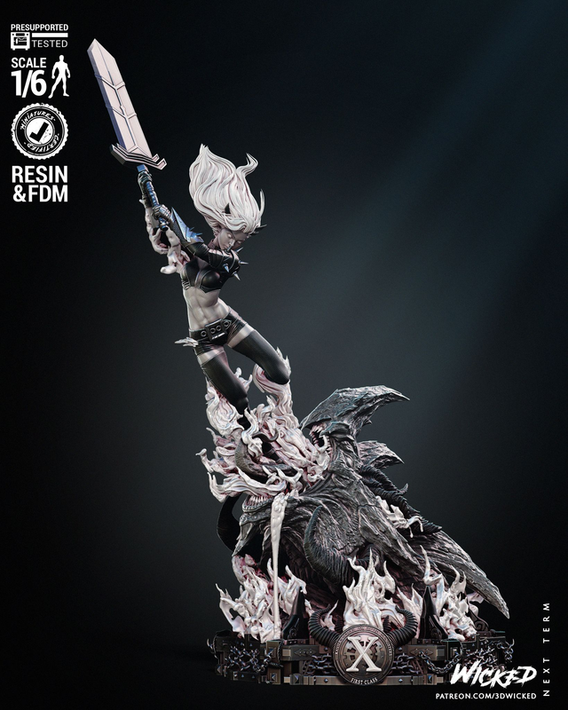 Statue MAGIK série Marvel comics