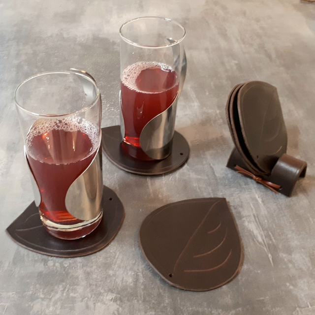 Lasinaluset lehti 6 kpl