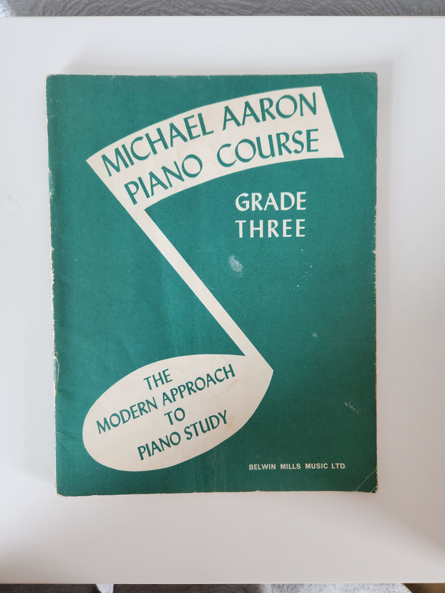 Michael Aaron Piano Course Grade Three Vintage Sheet Music