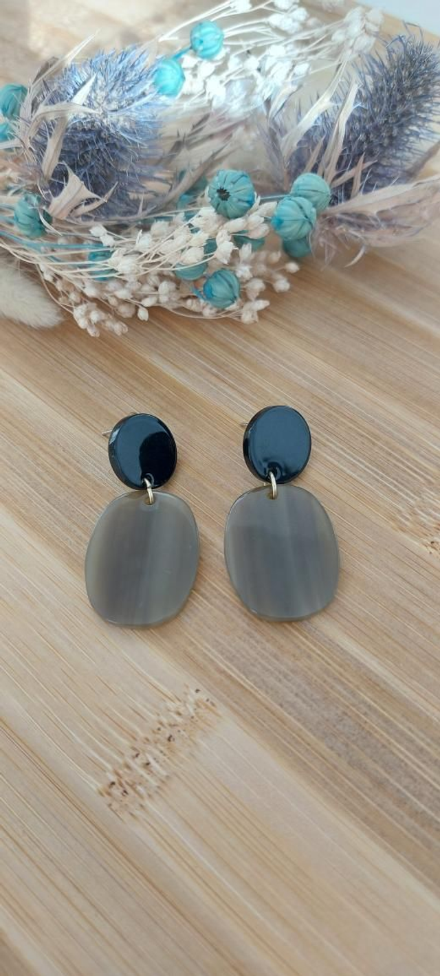 Boucles d'oreilles Alissa (brun)