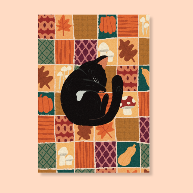 Print - Chat d'automne