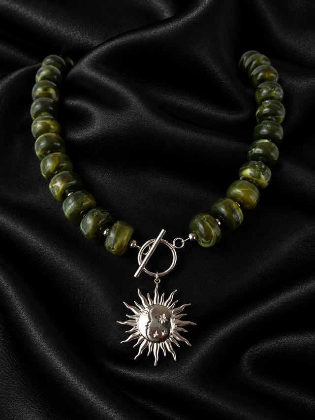Collier Jour &amp; Nuit Argenté