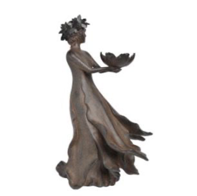 Resin Lady Butterfly Bird Feeder