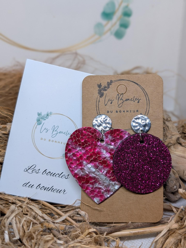 Boucles d&#039;oreilles Asymétrique zk145