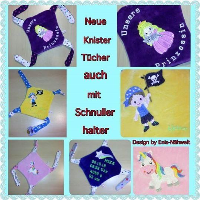 Schmusetuch mit und ohne Knistereffekt