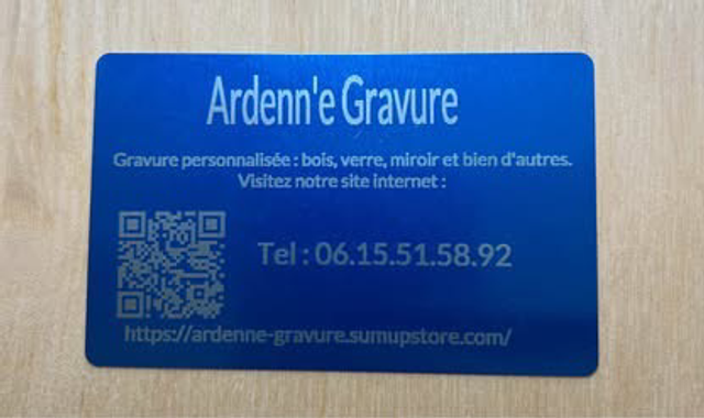 Lot de 50 carte de visite graver 