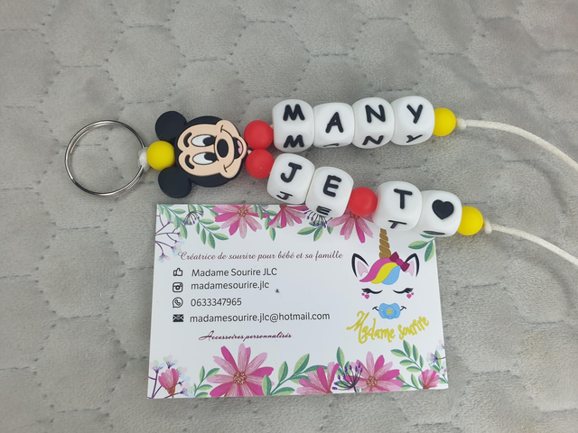 Porte Clés 2 branches liées Mick