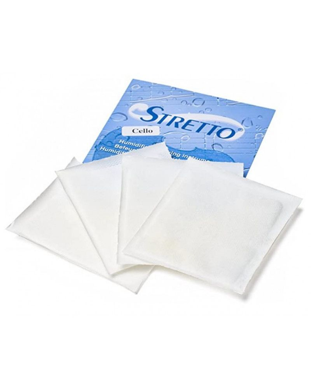 Lot de 4 sachets de rechange pour humidificateur STRETTO violoncelle 