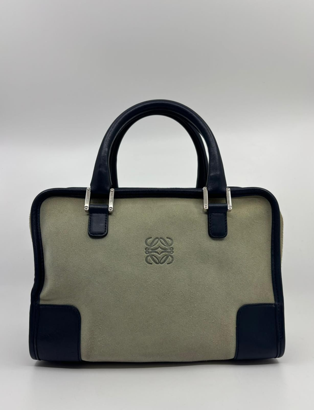 BOLSO AMAZONA ANTE Y PIEL LOEWE