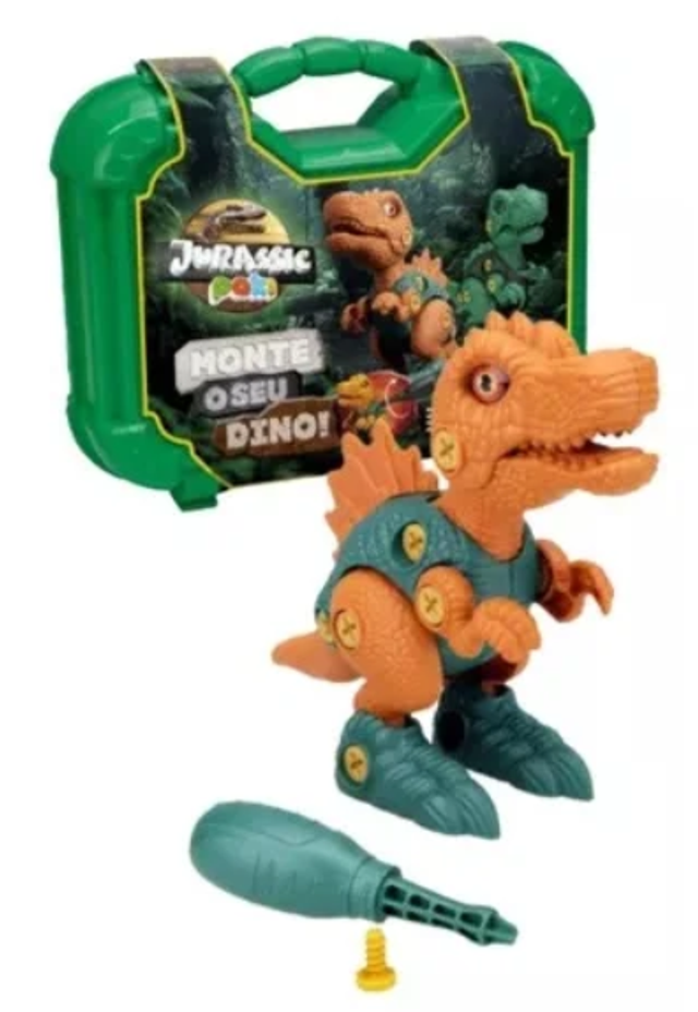 Maleta Jurassic PakiToys - Dino para Montar