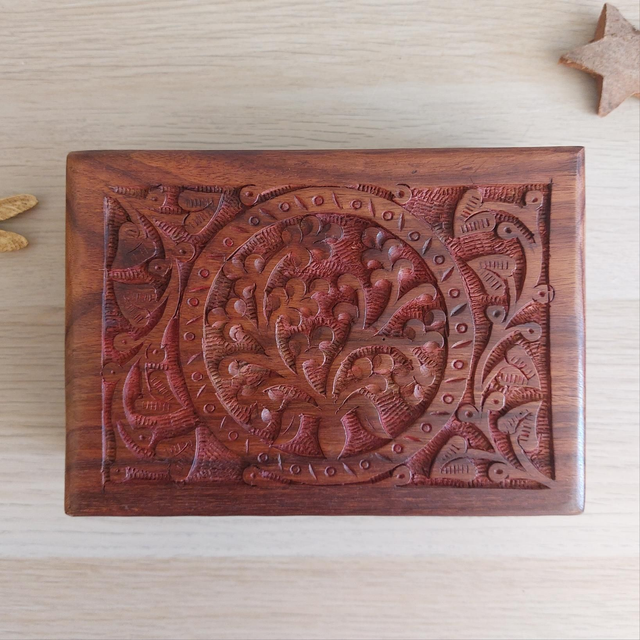 Boite à bijoux Bois ARBRE DE VIE