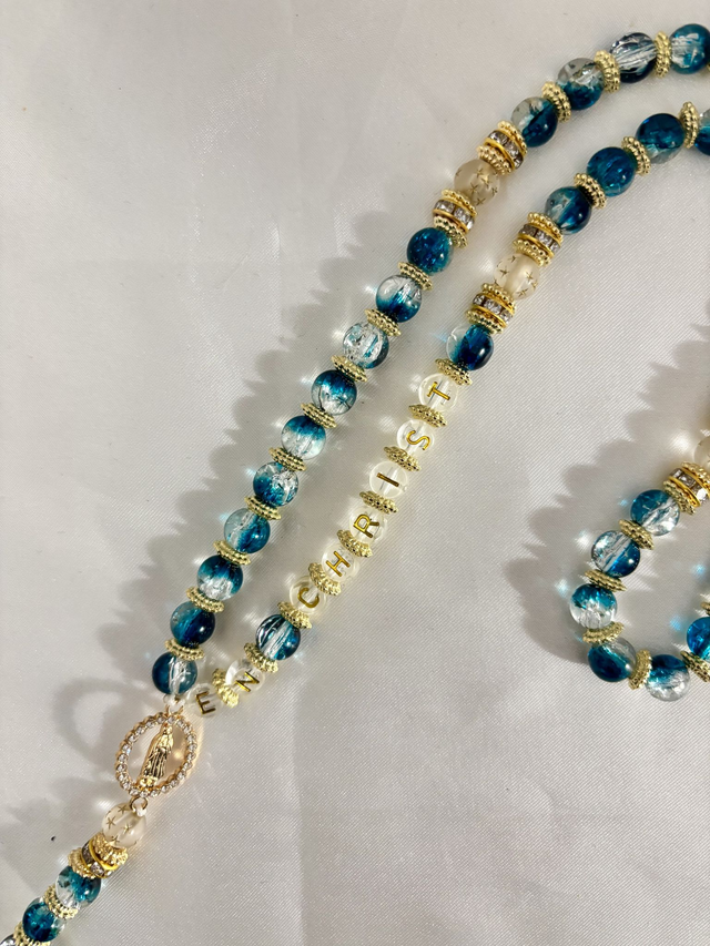 Chapelet E N C H R I S T (azur)